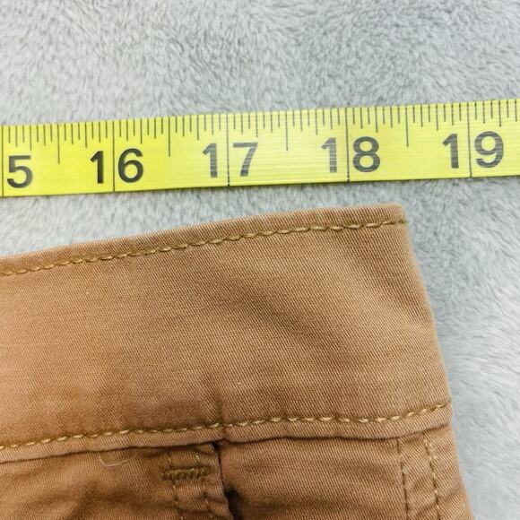 Levis XX Chino Shorts Punk Logos Mens 36 Tan 7Seconds Punx Hardcore Rock Stretch - Picture 8 of 11